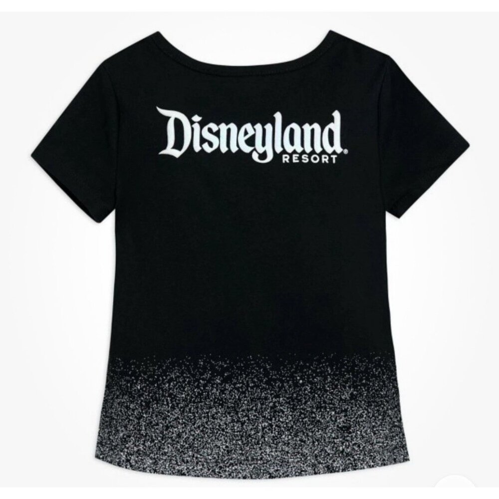 Disney 100 Years of Wonder Spirit Jersey Tee Shirt Black Girls SZ 11-12